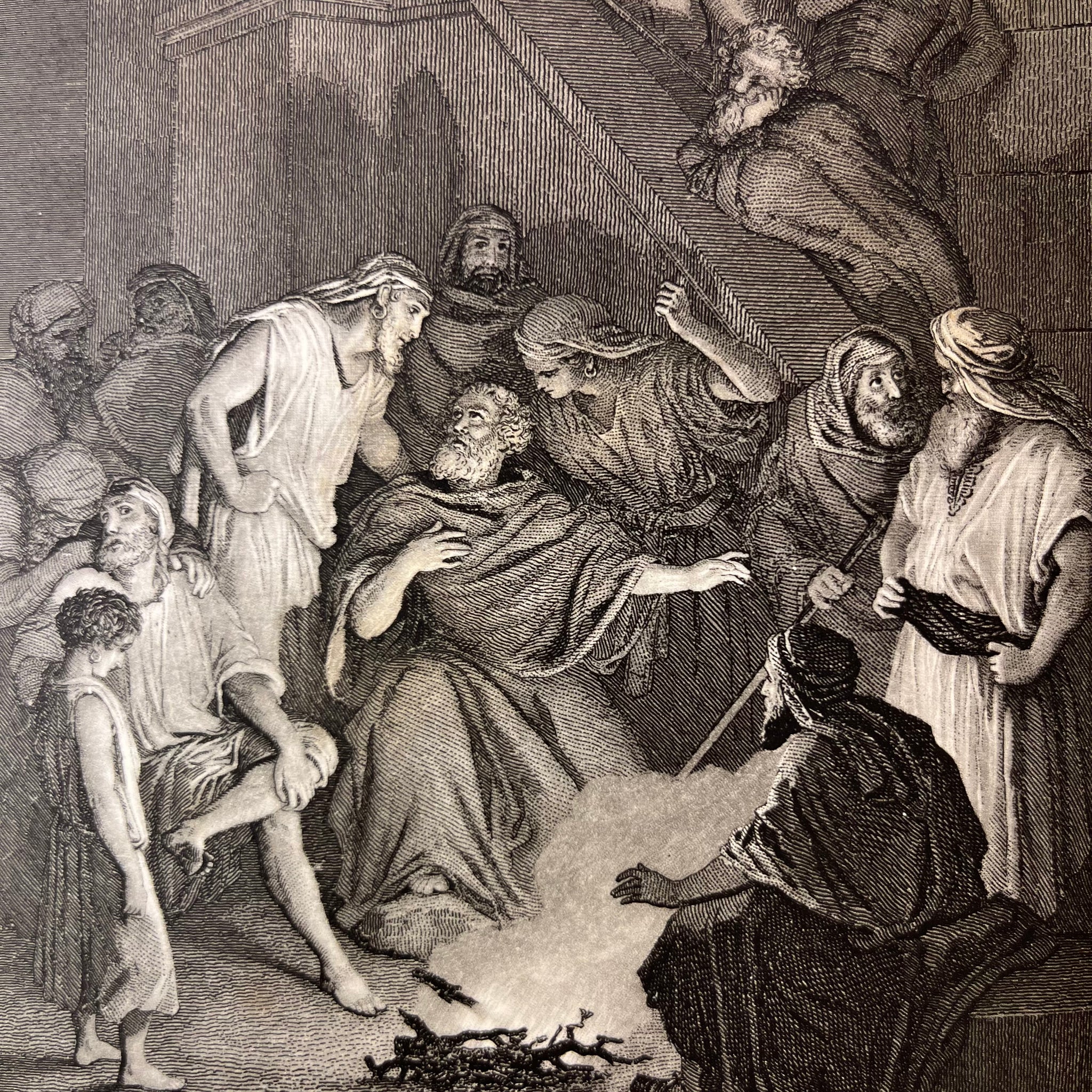 1869 Night Scenes In The Bible Illustrated by Rev. Daniel March