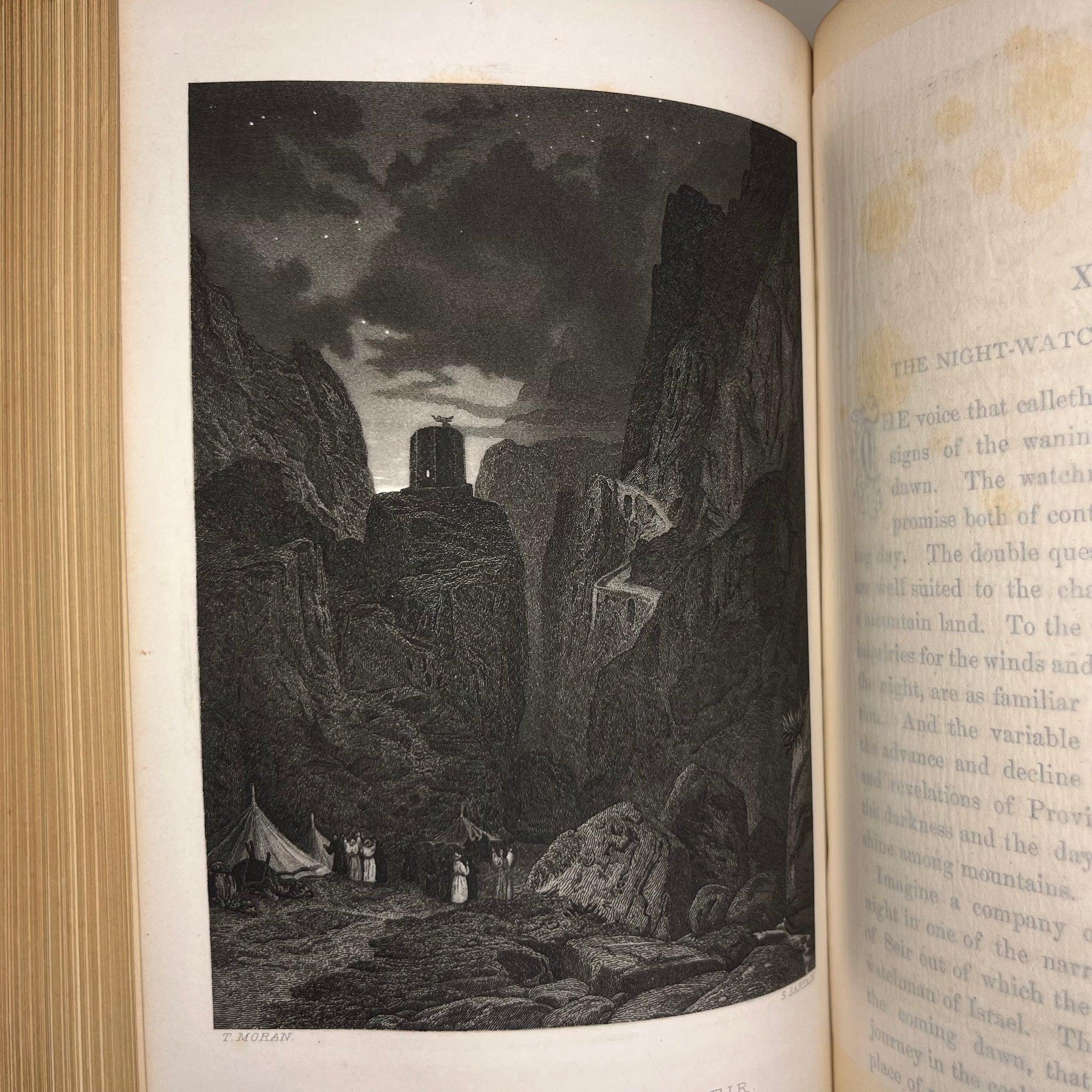 1869 Night Scenes In The Bible Illustrated by Rev. Daniel March