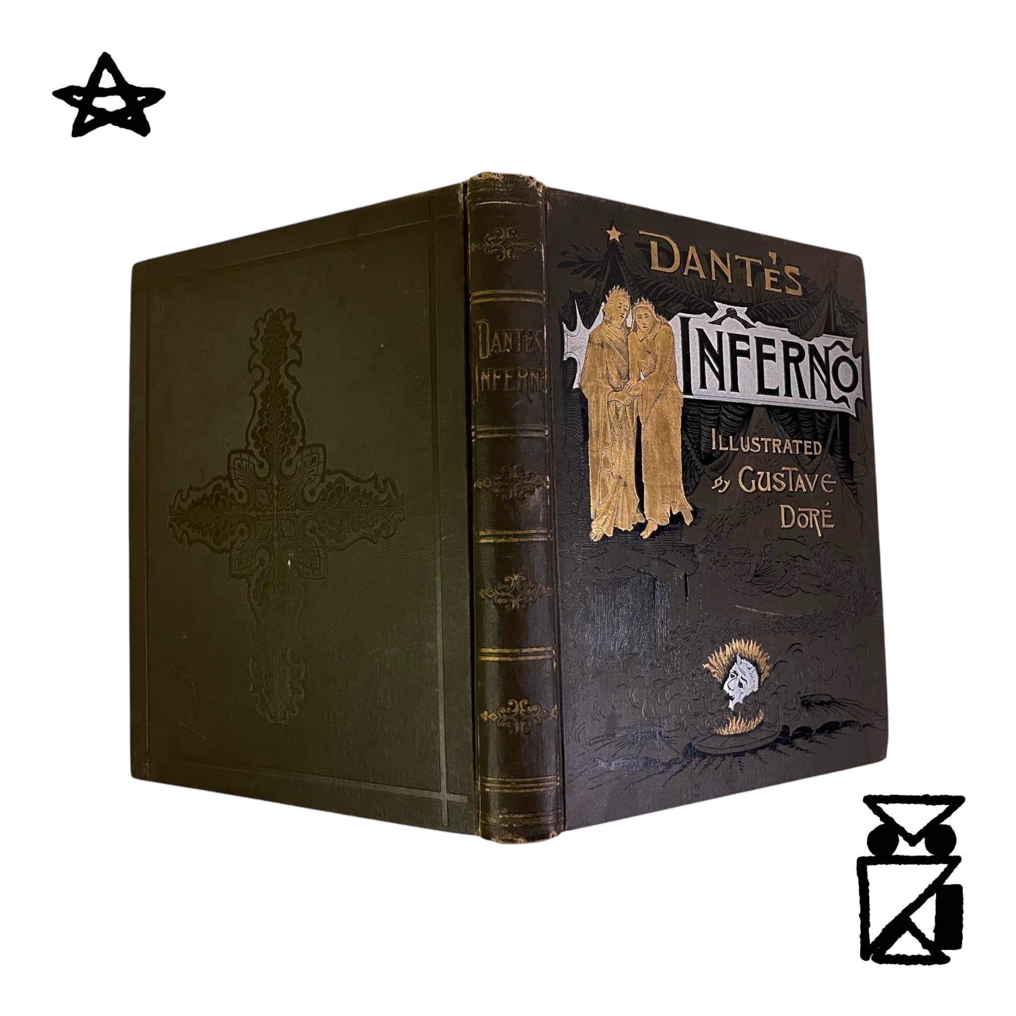 1883 Dante’s Inferno Illustrated by Gustave Doré Altemus Edition